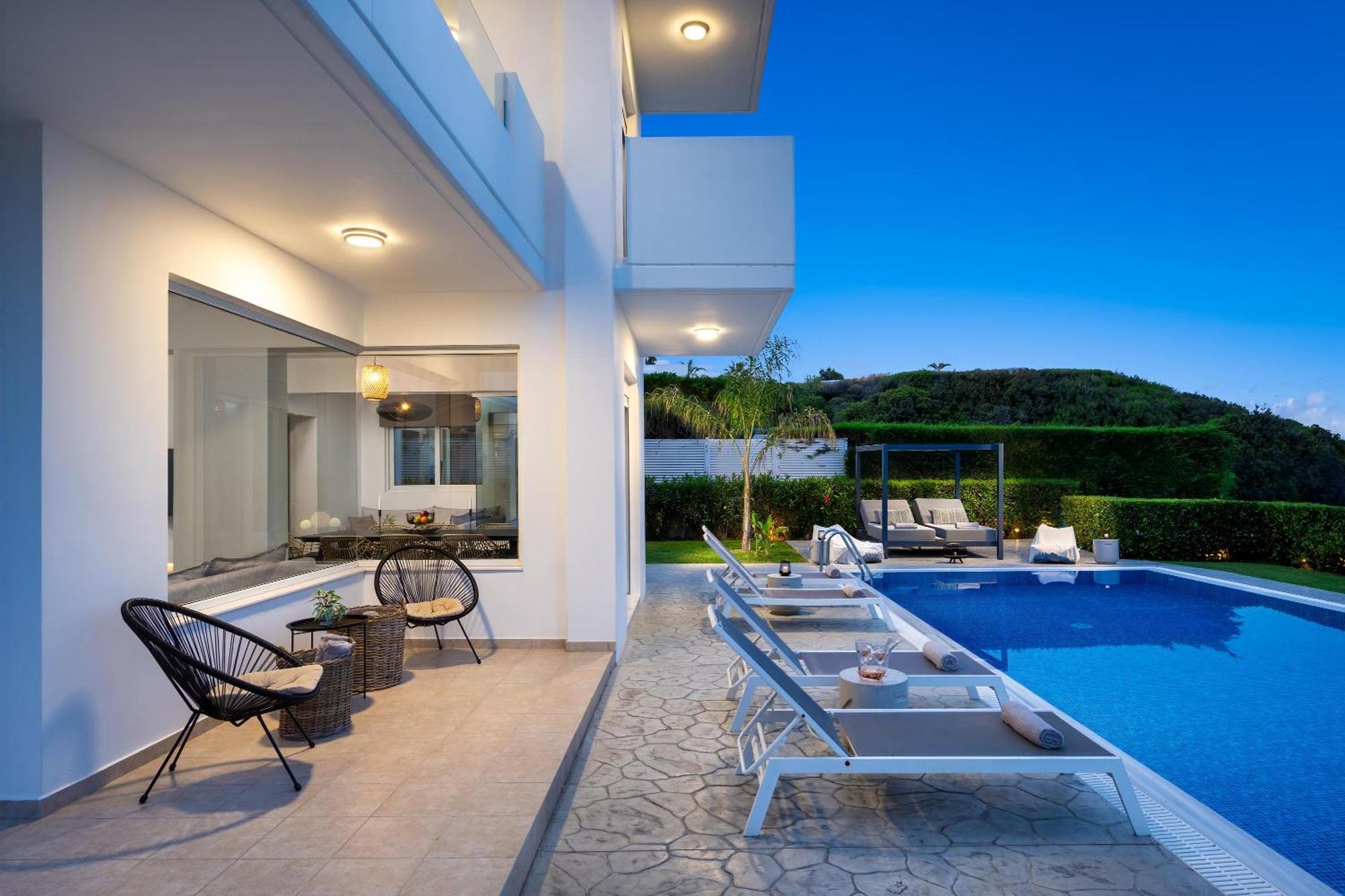 Hill & Sea View Villas Kolymbia Exterior photo