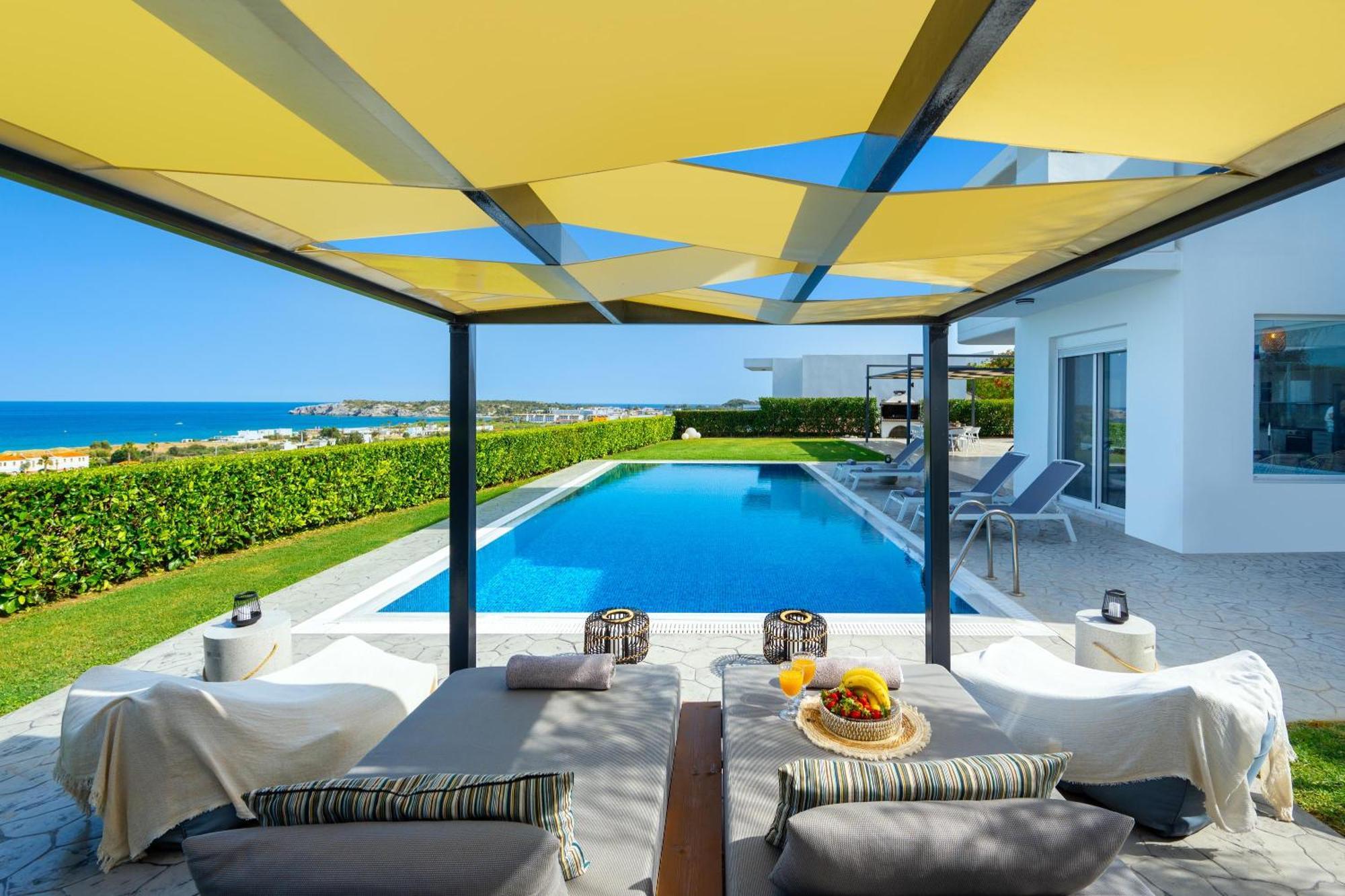 Hill & Sea View Villas Kolymbia Exterior photo
